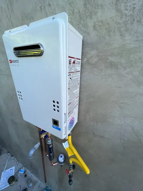 Tankless water heater installation for Bear Creek homes